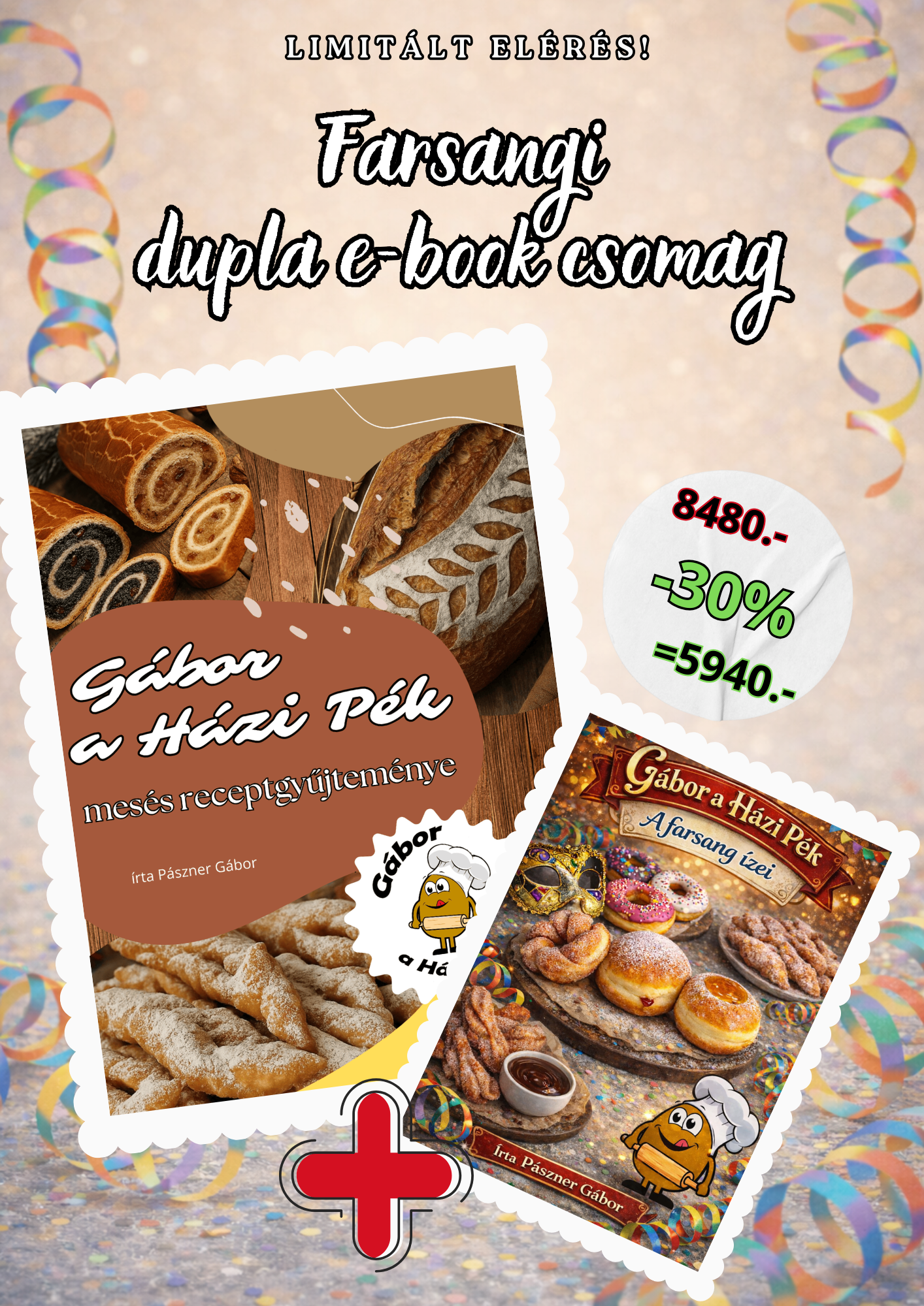 Dupla e-book csomag (Mesés receptgyűjtemény + A farsang ízei)